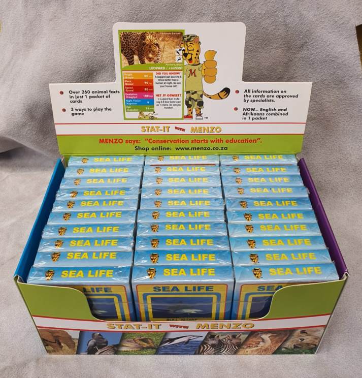 MENZO - Stat-it with Menzo Wildlife Card Series - BULK 30 packets/display box