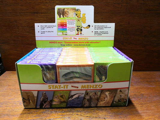 MENZO - Stat-it with Menzo Wildlife Card Series - BULK 30 packets/display box